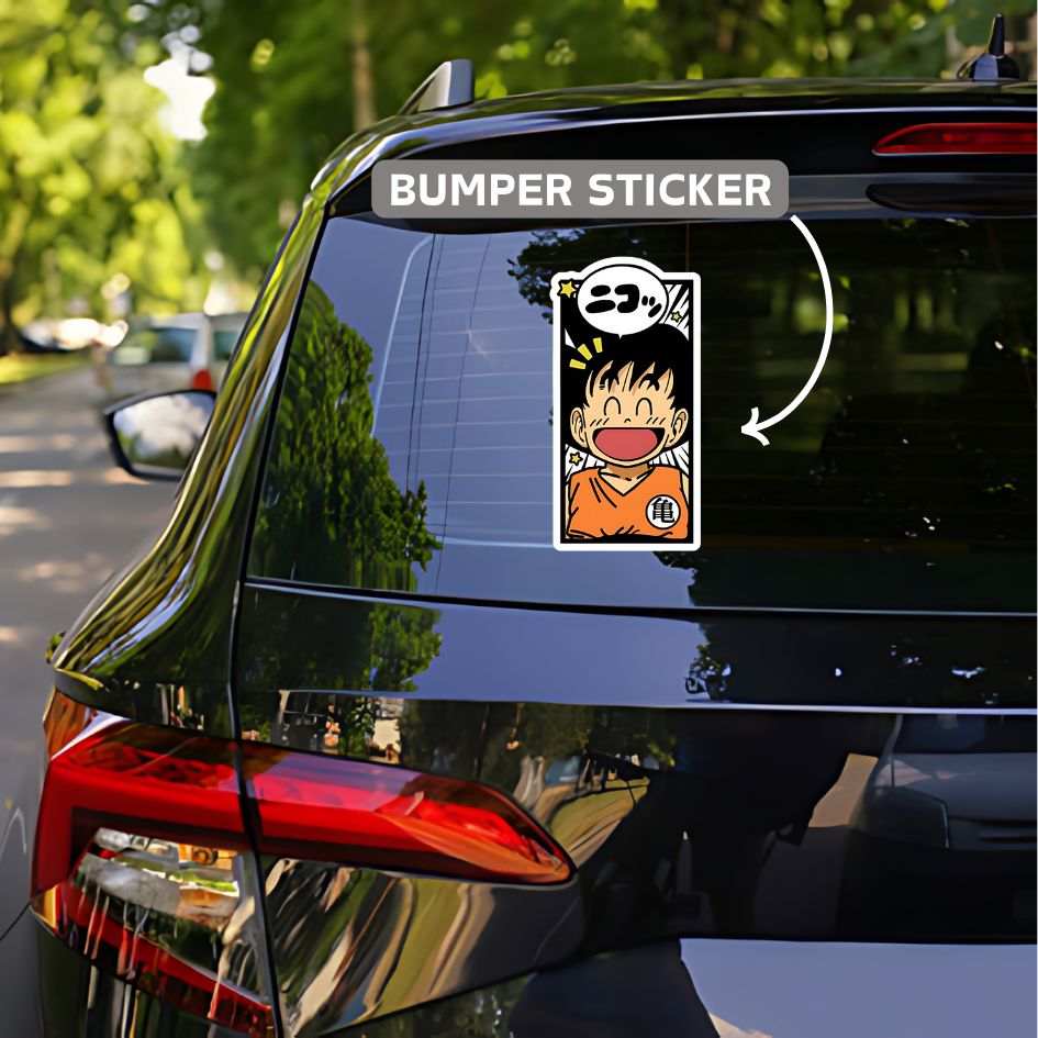 Goku bumper sticker - sticckiz.com