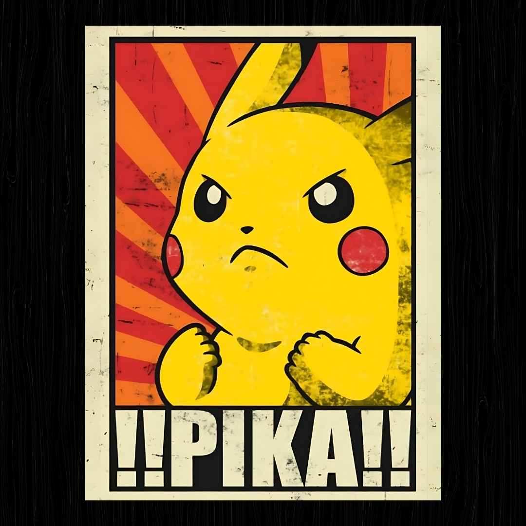 PIKACHU Poster - sticckiz.com