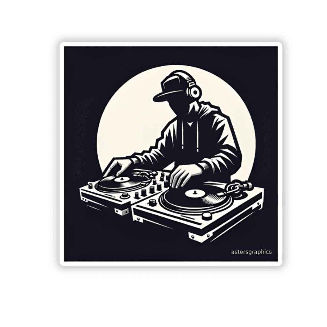 Dj v2 sticker - sticckiz.com