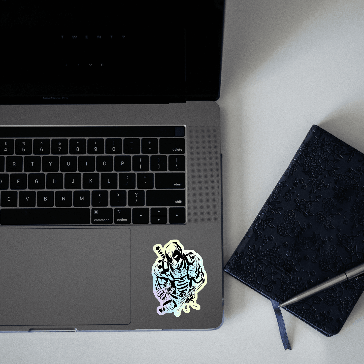 Deadpool Holographic Sticker - sticckiz.com