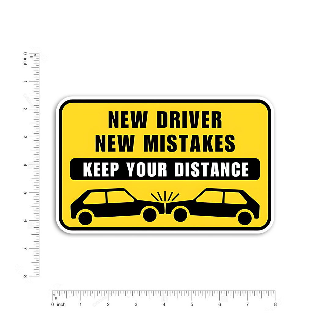 New driver New Mistakes Bumper Sticker