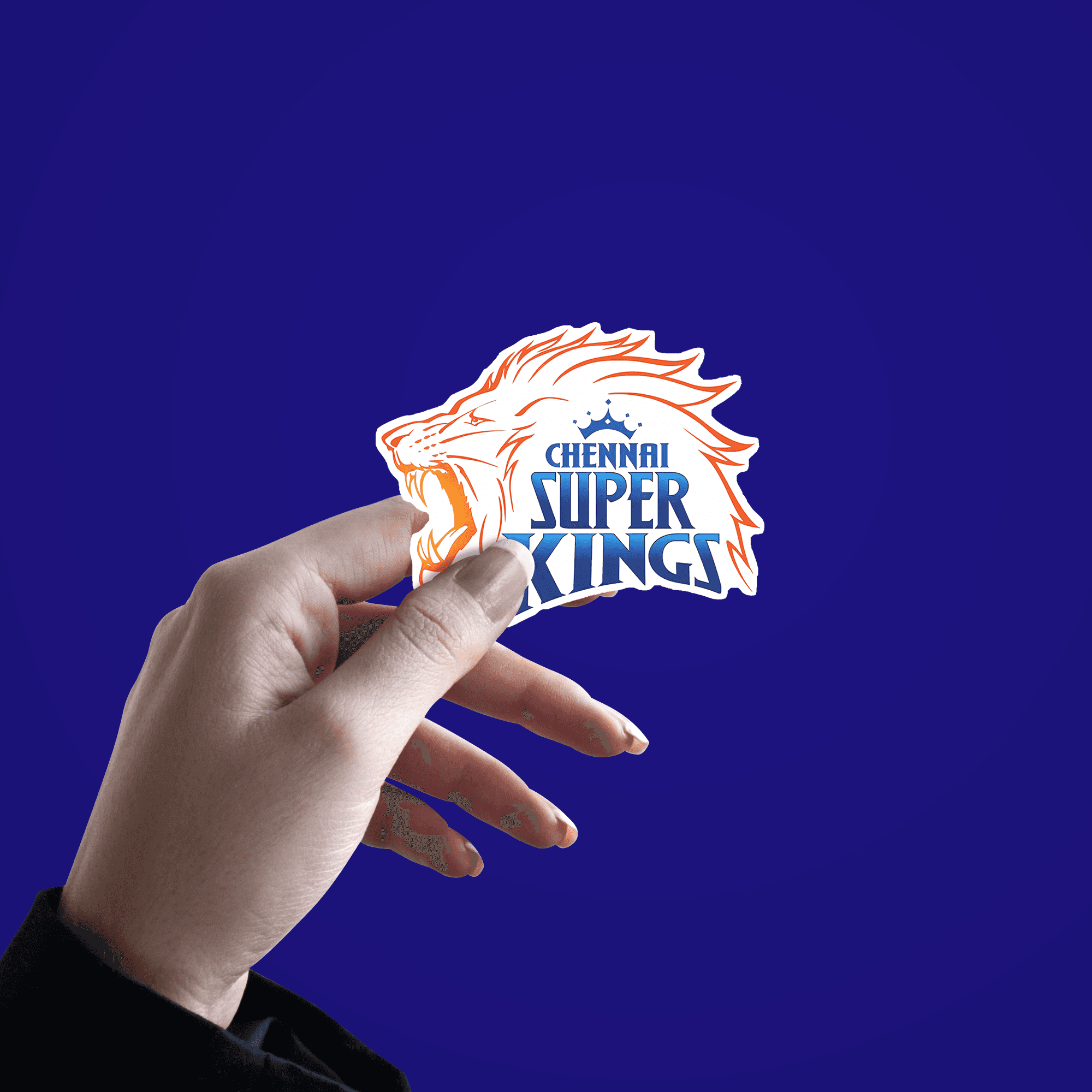 Chennai super kings logo Sticker - sticckiz.com