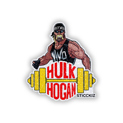 Hulk Hogan Glitter Sticker - main