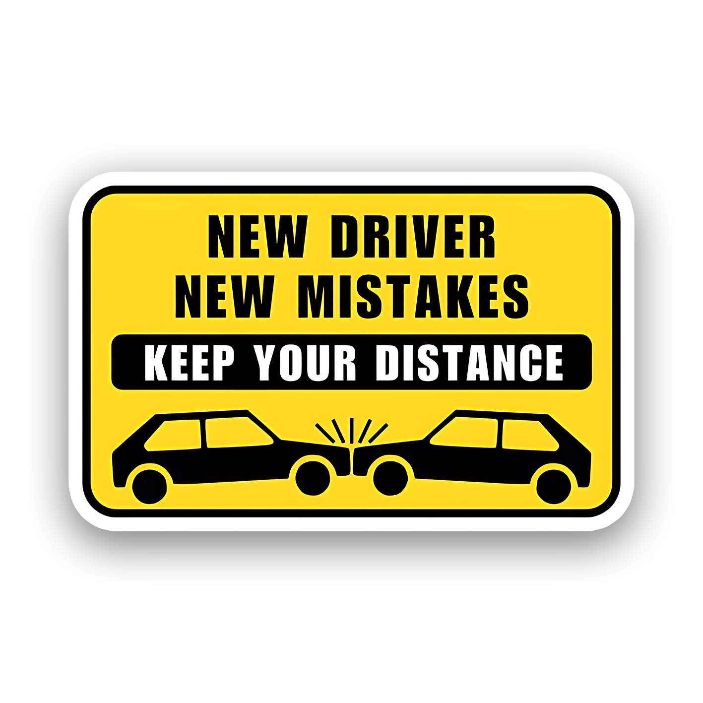 New driver New Mistakes Bumper Sticker