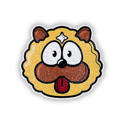 Shishimaru Ninja Hattori Dog Glitter Sticker - main