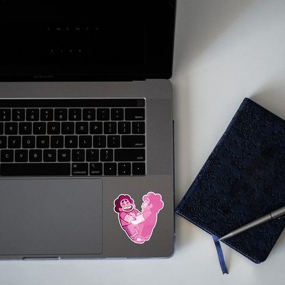 Steven Universe Sticker laptop mockup