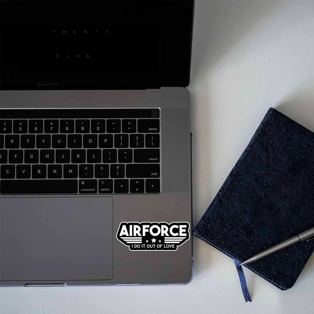 Airforce (I DO IT OUT OF LOVE) Sticker - sticckiz.com