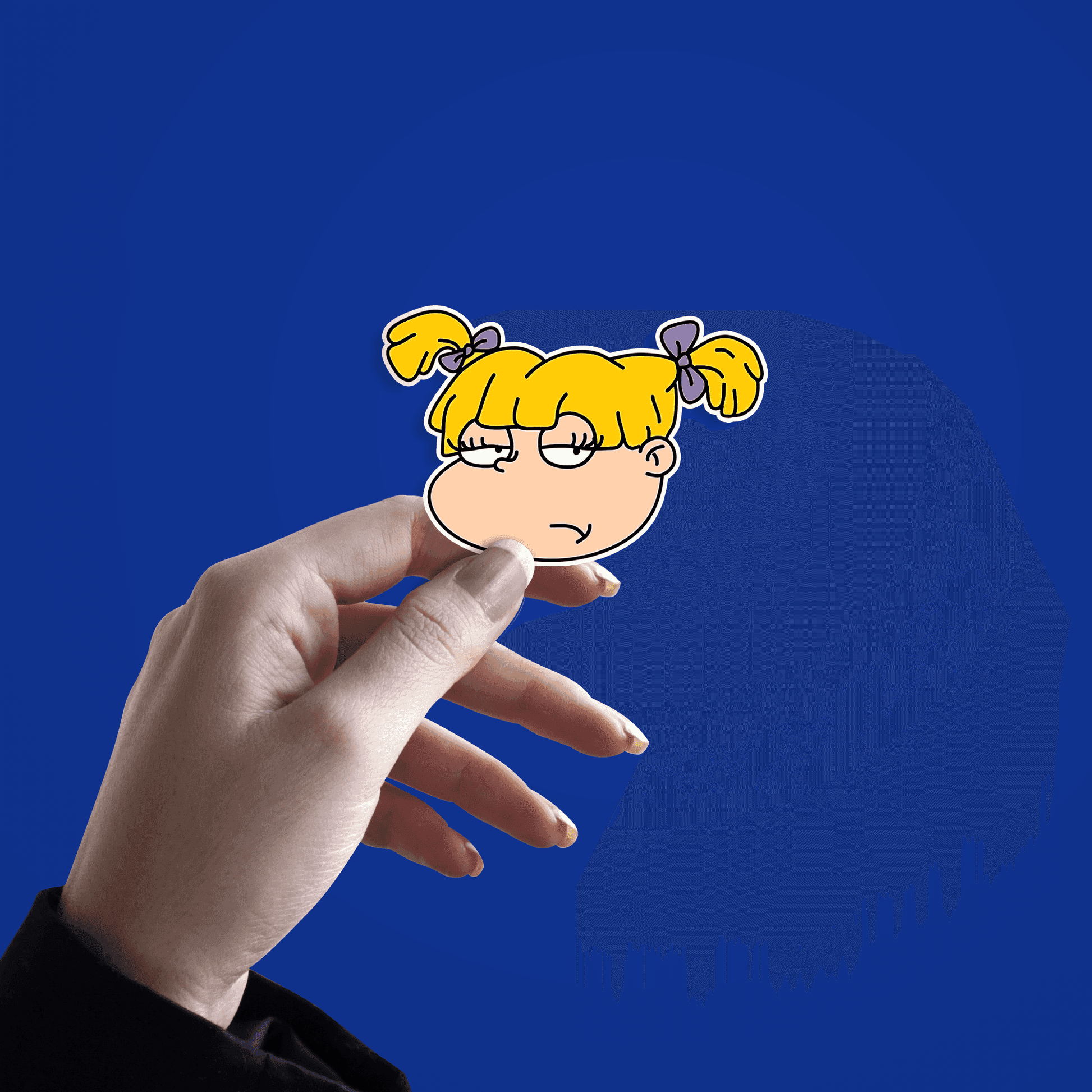 Angelica Rugrats Sticker - sticckiz.com