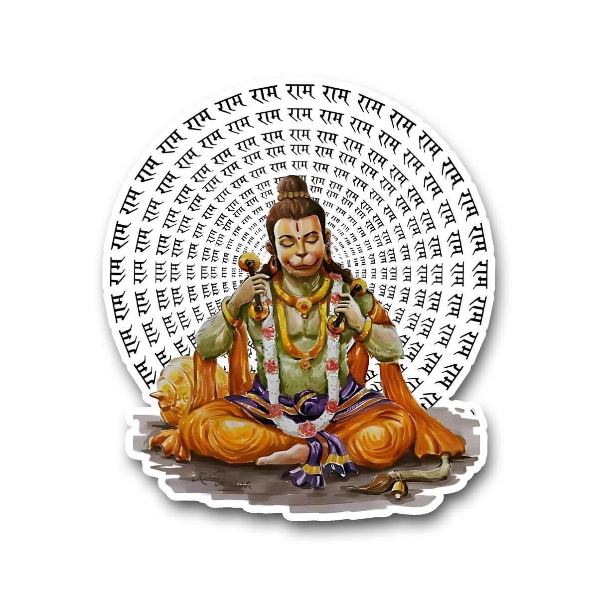 Lord Hanuman Bumper Sticker