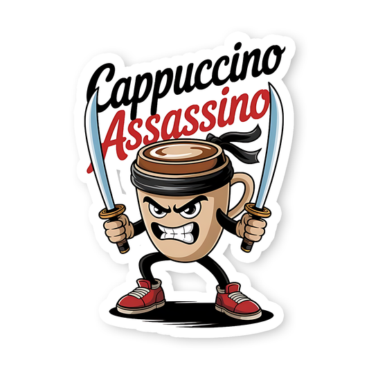 Cappuccino Assassino Sticker
