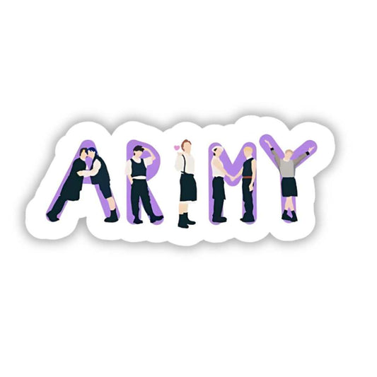 korean singers army bumper sticker - sticckiz.com