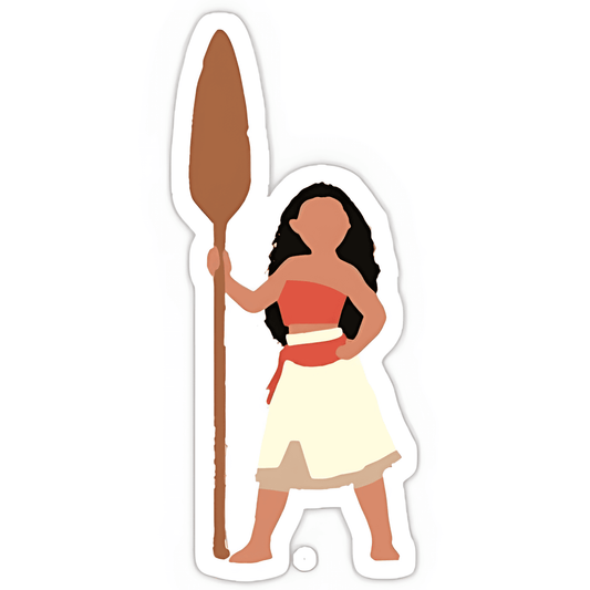 Moana Princess Sticker - sticckiz.com