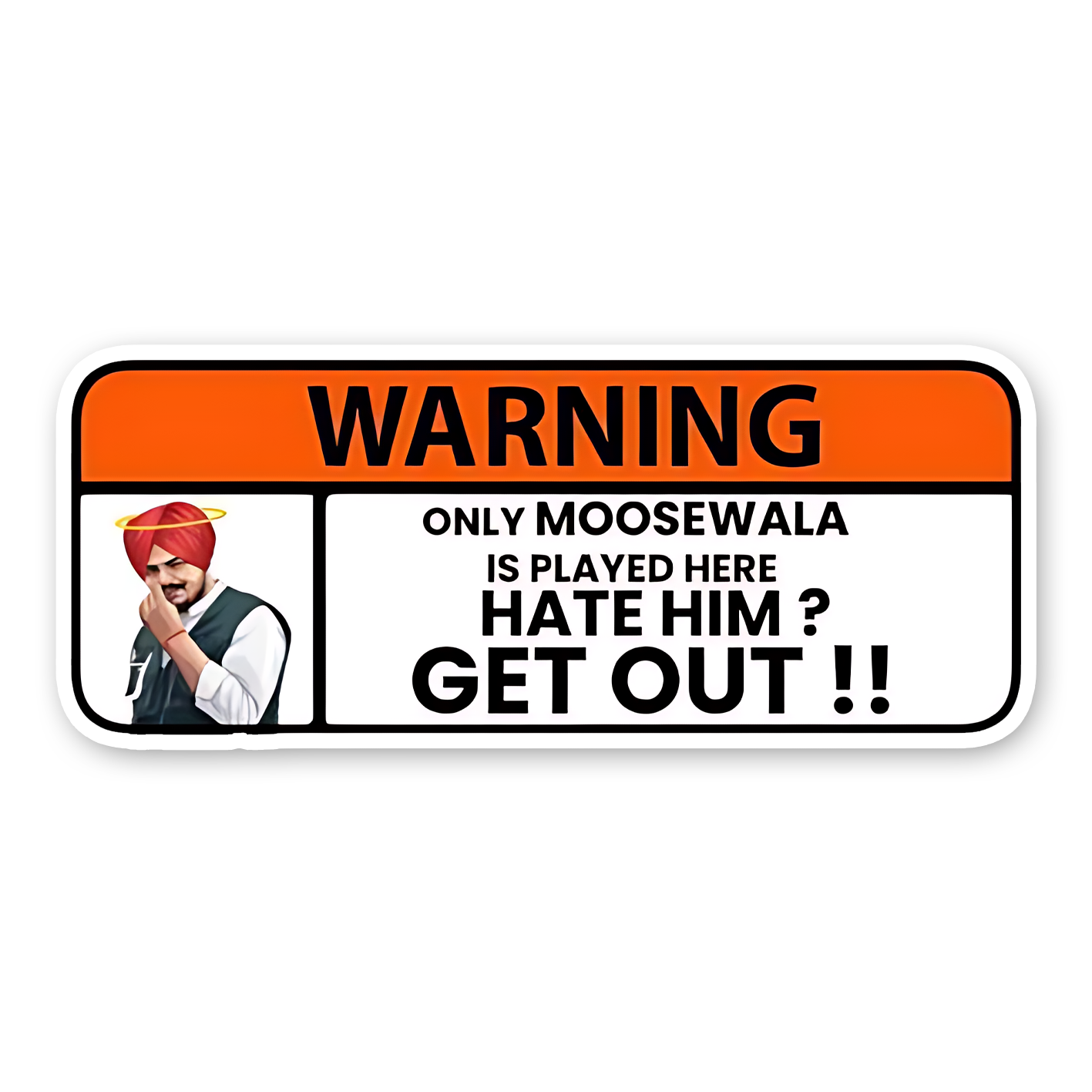 Only Moosewala Played here Bumper Sticker