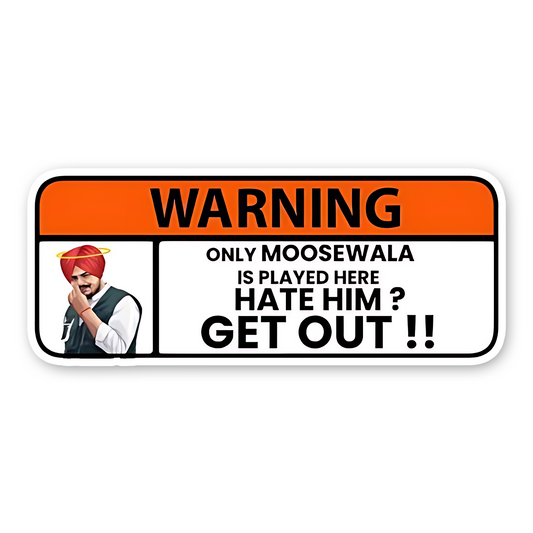 Only Moosewala Played here Bumper Sticker