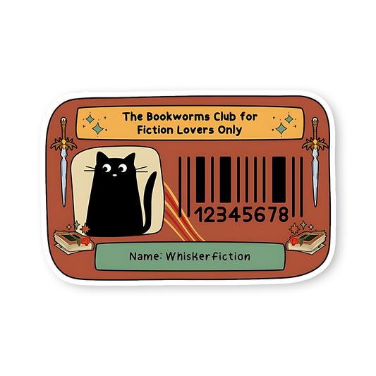 The Bookworms Club Sticker