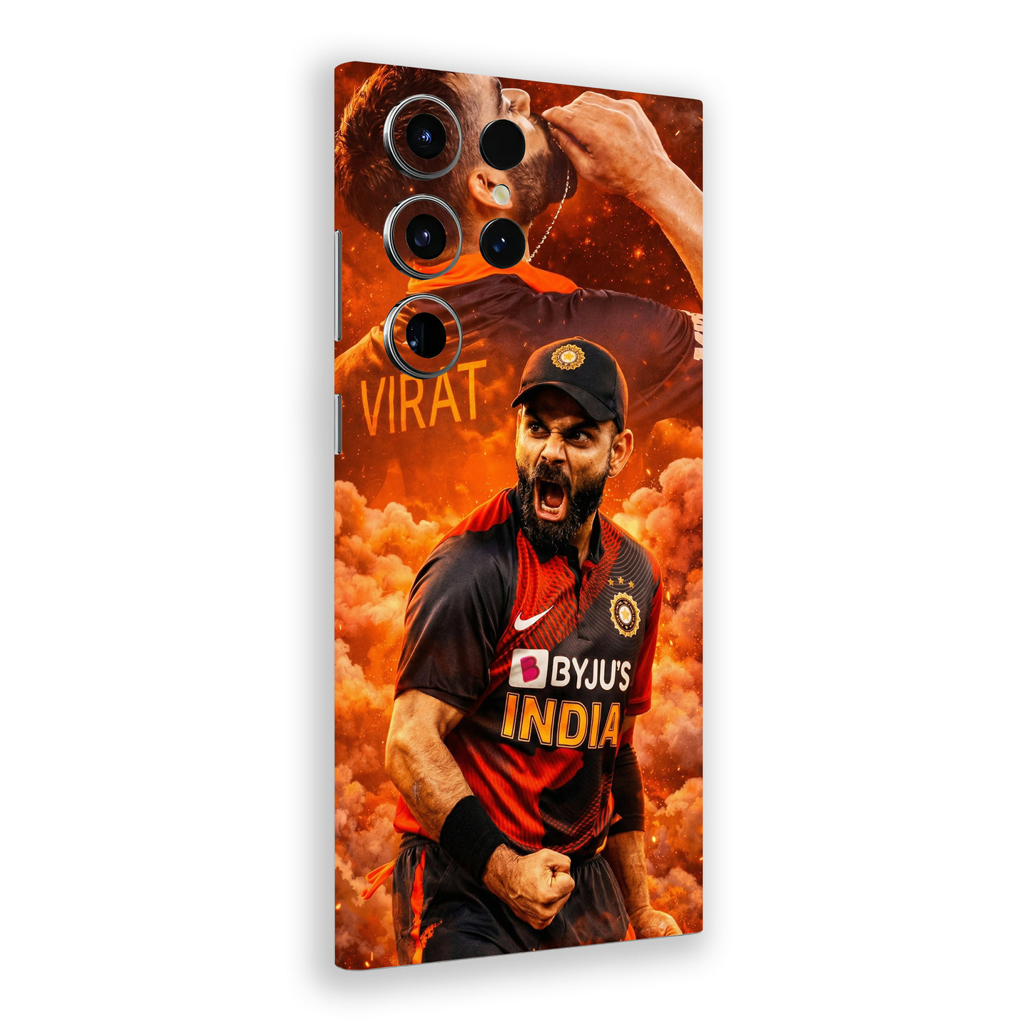 Virat Kohli Fiery Edition Mobile Skin