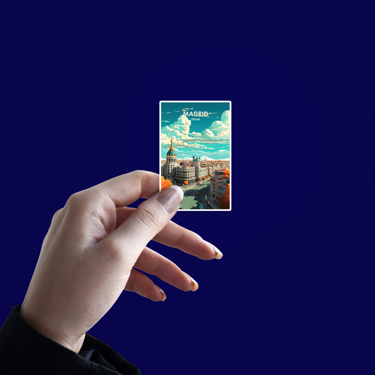 Madrid Card Sticker