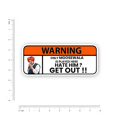 Only Moosewala Played here Bumper Sticker