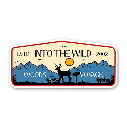 Into the Wild Bumper Sticker