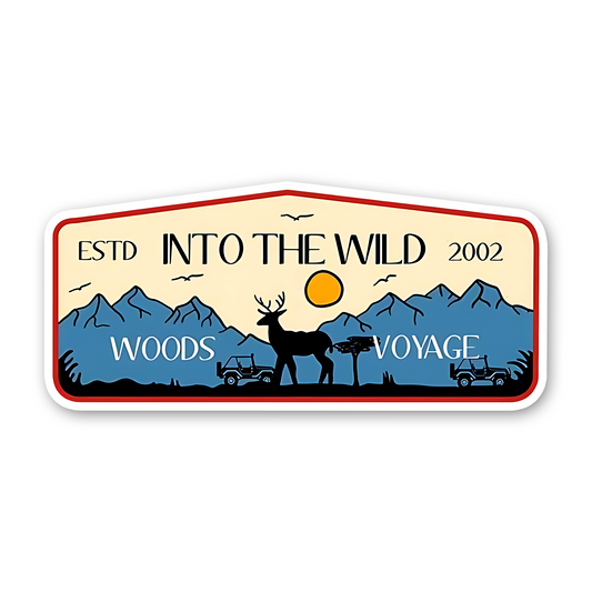 Into the Wild Bumper Sticker