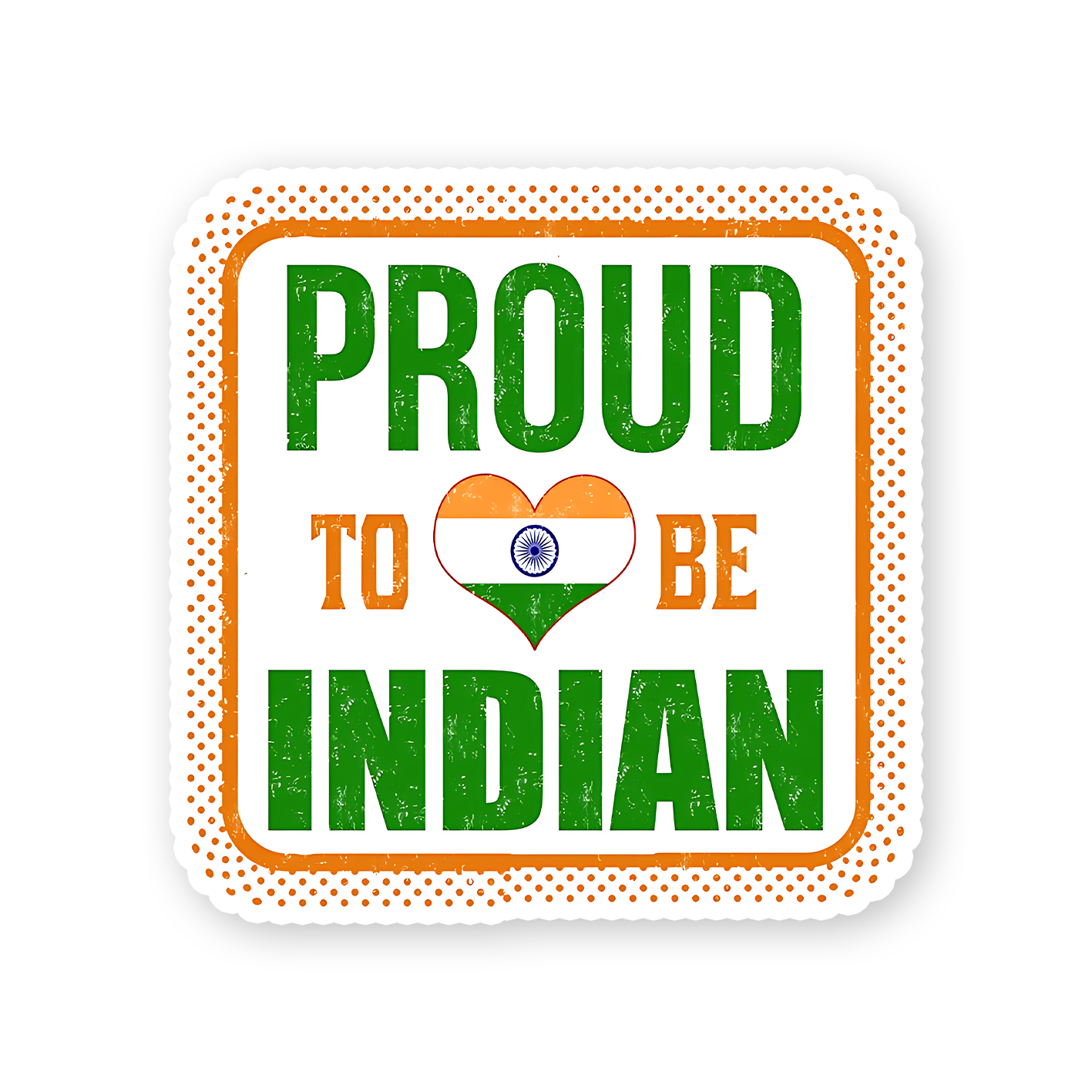 Proud to be Indian Sticker