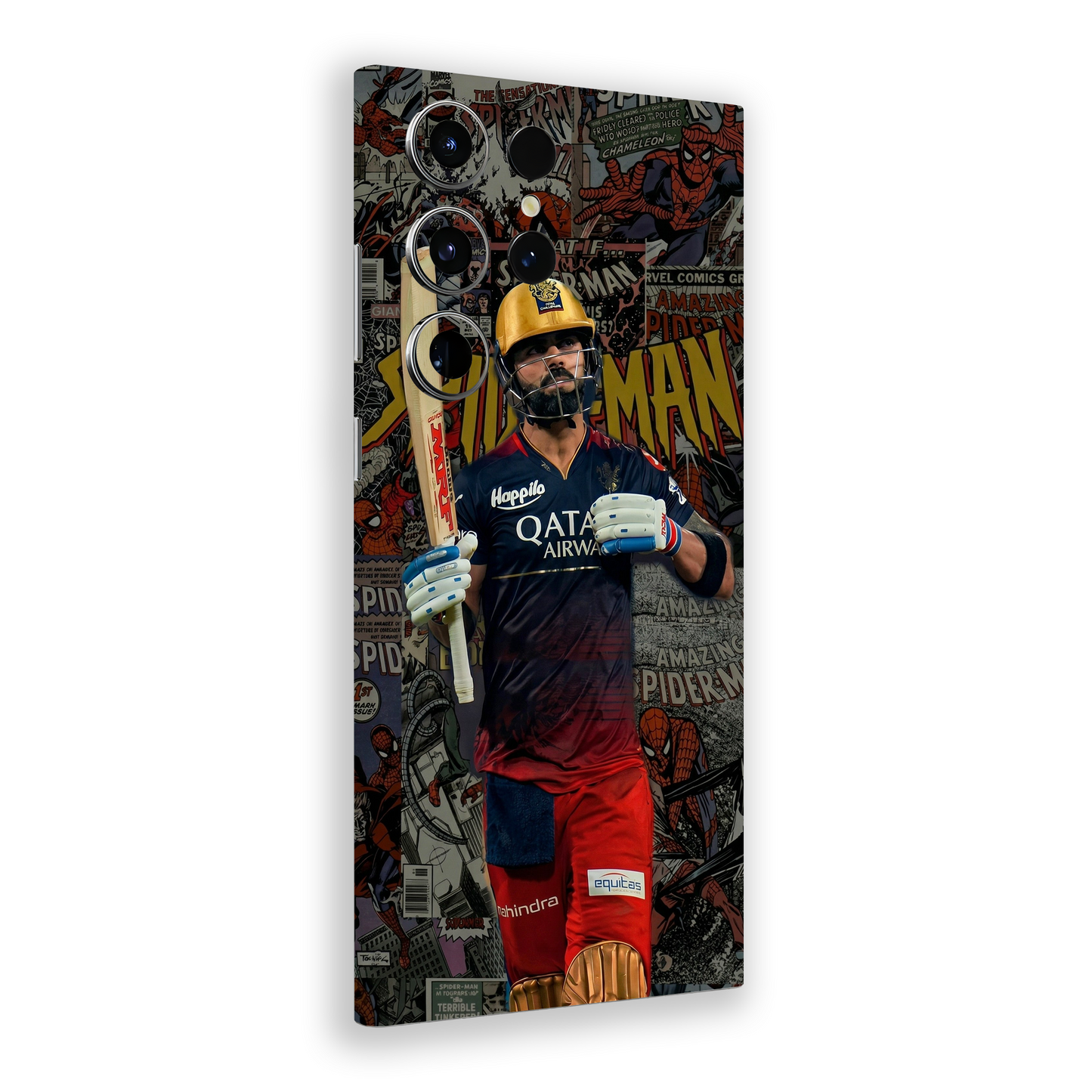 Virat Kohli Spiderman Edition Mobile Skin