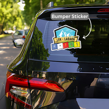 Leh - Ladakh New Bumper Sticker