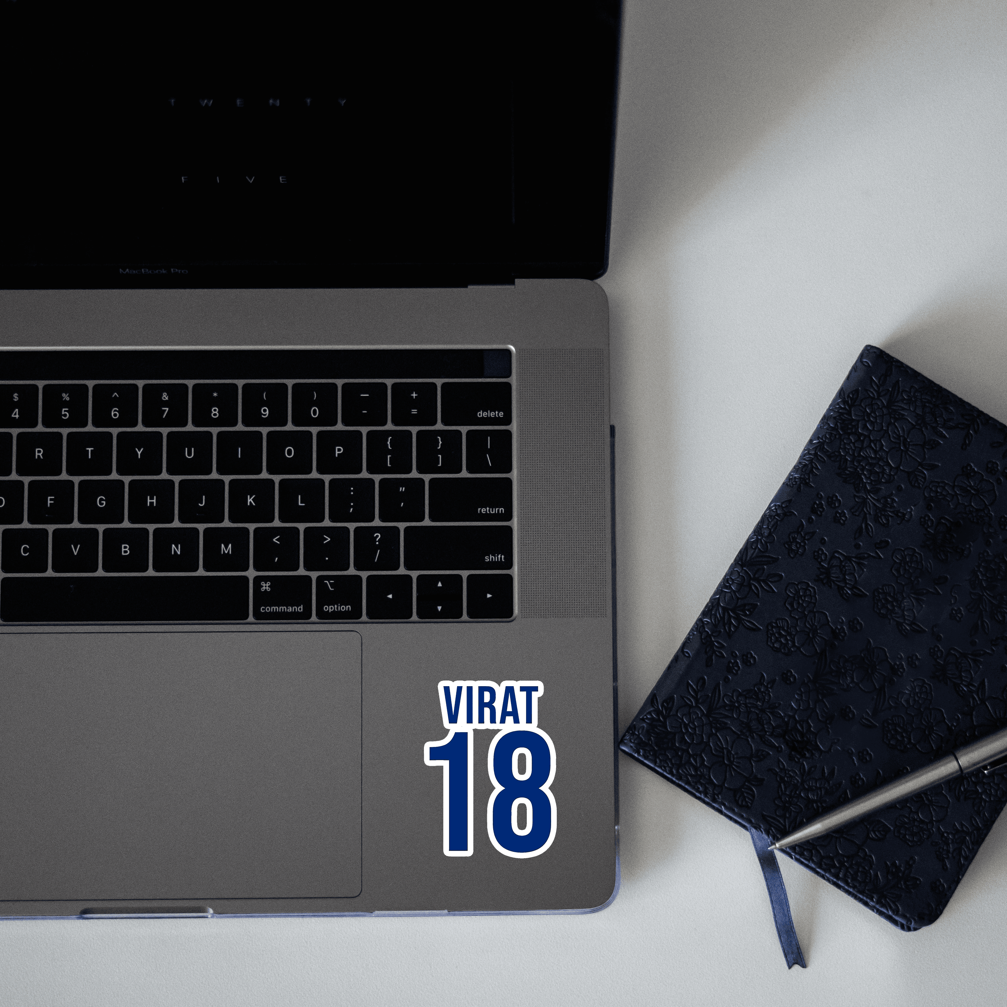 Virat 18 jersey number Sticker