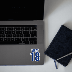 Virat 18 jersey number Sticker