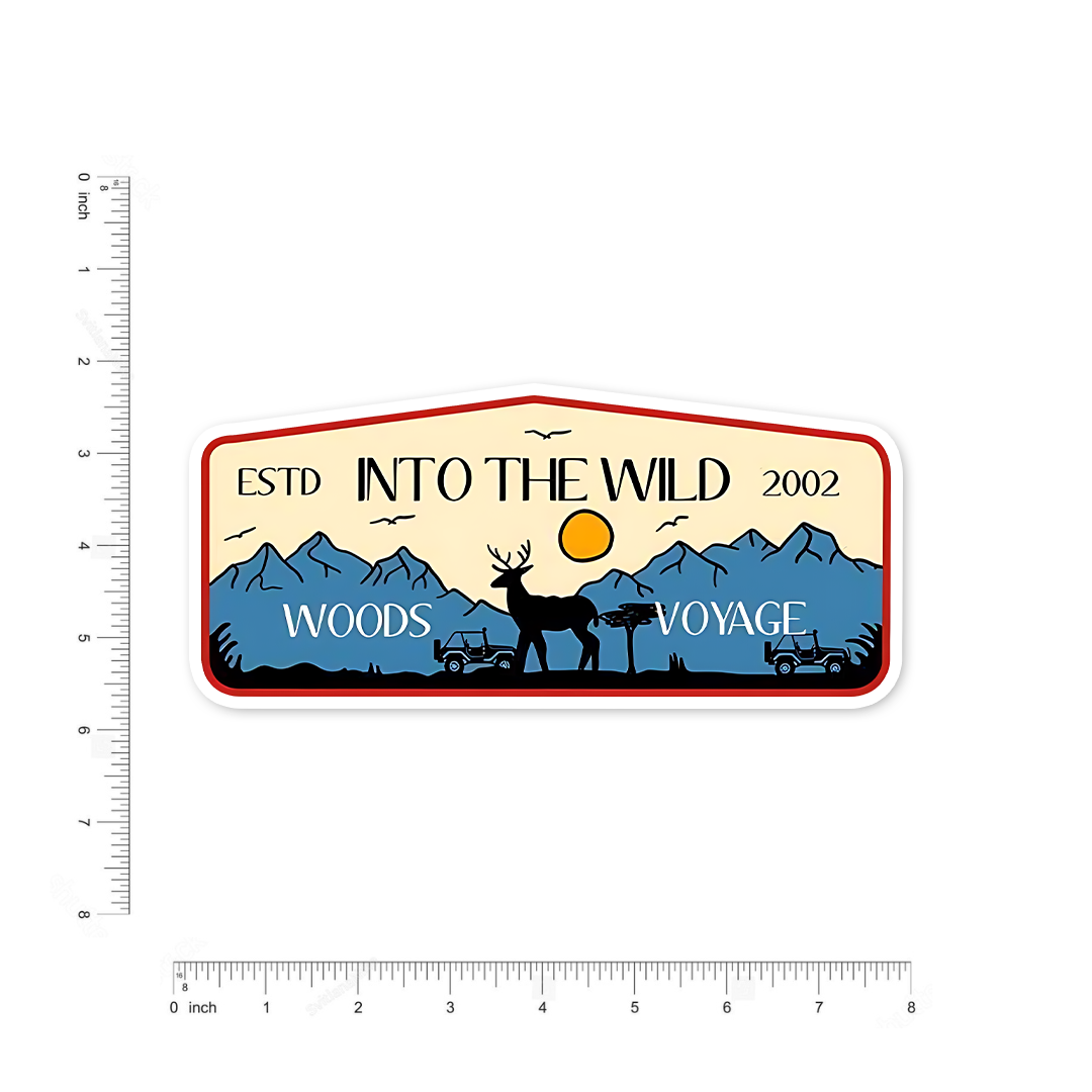 Into the Wild Bumper Sticker
