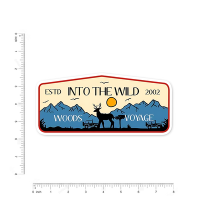 Into the Wild Bumper Sticker