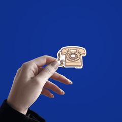Cute Telephone Sticker - sticckiz.com