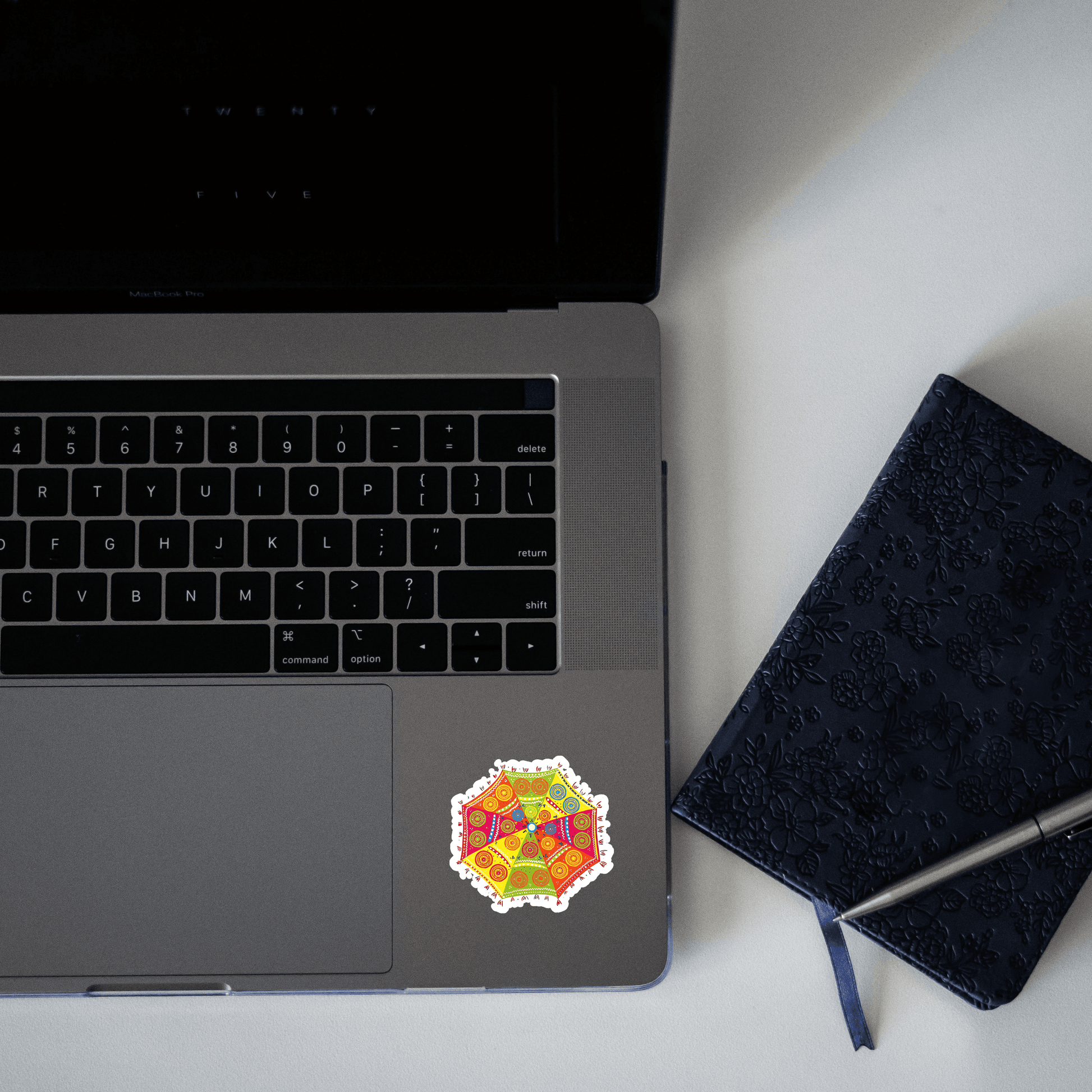Decorative umbrella Sticker - sticckiz.com