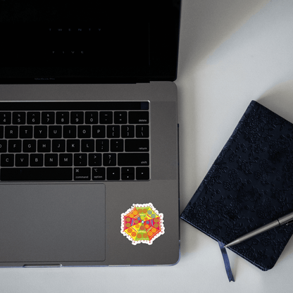 Decorative umbrella Sticker - sticckiz.com