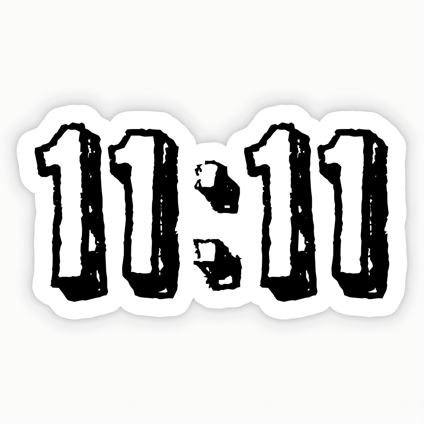 11:11 time Sticker - sticckiz.com