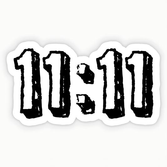 11:11 time Sticker - sticckiz.com