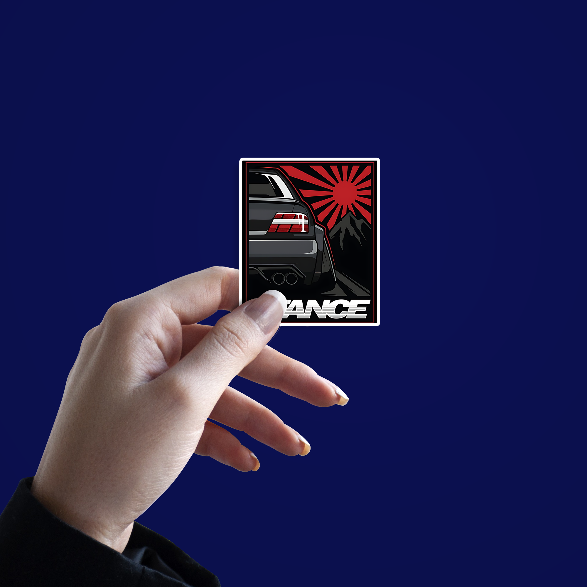Stance car Sticker