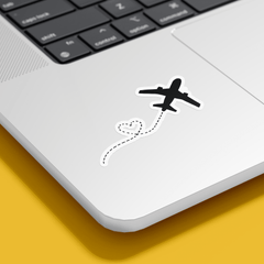 Travelling Aeroplane Sticker - sticckiz.com