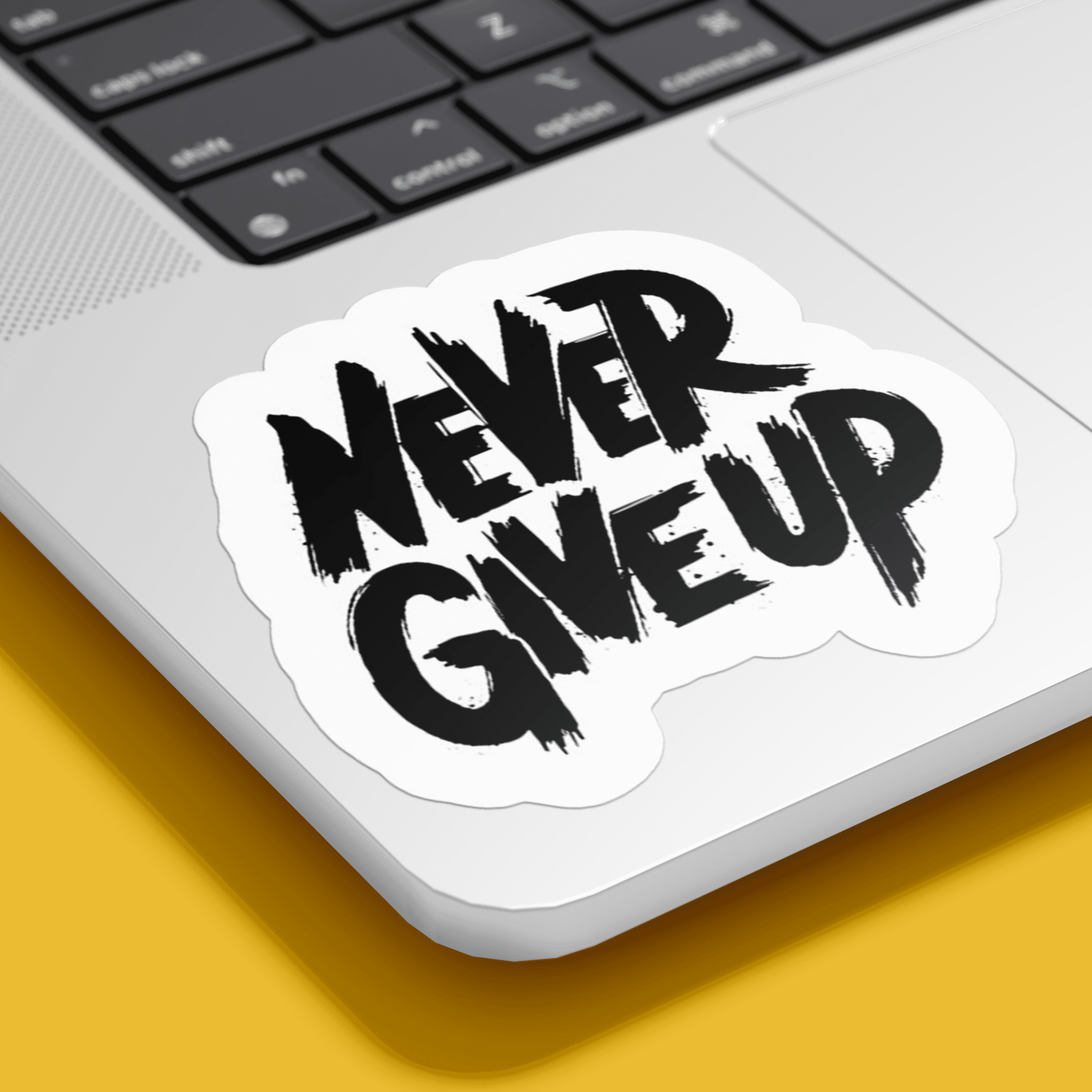 Never Give Up Sticker - sticckiz.com
