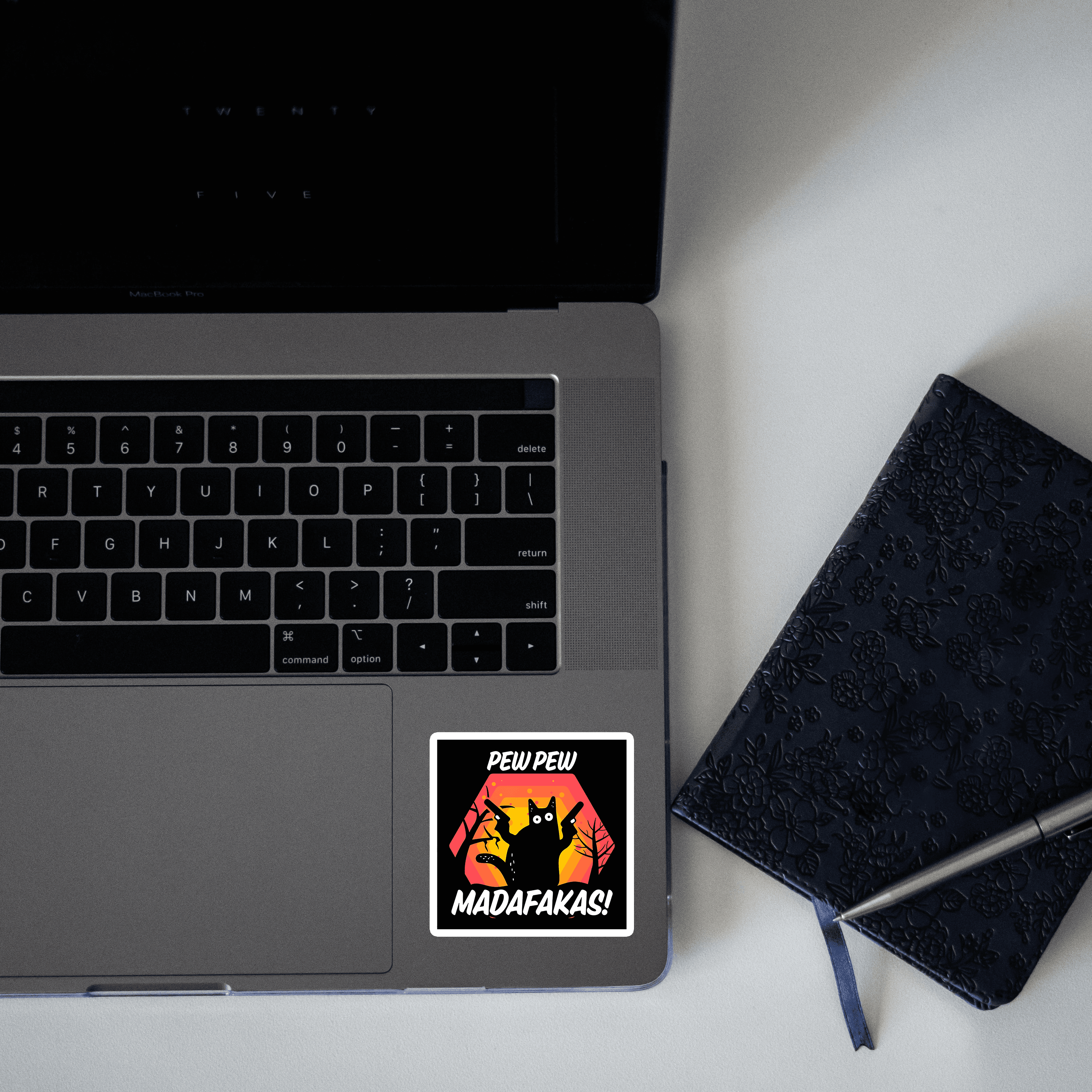 Pew Pew madafakas! Sticker - sticckiz.com
