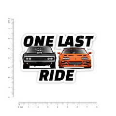 One Last Ride Bumper Sticker