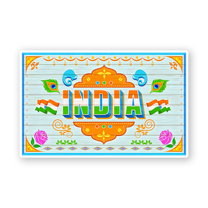 India Art Sticker