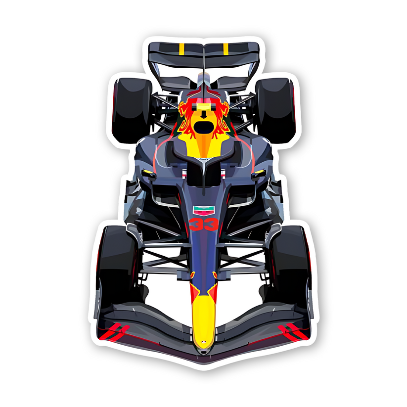 Racing car Sticker ( car) – sticckiz.com