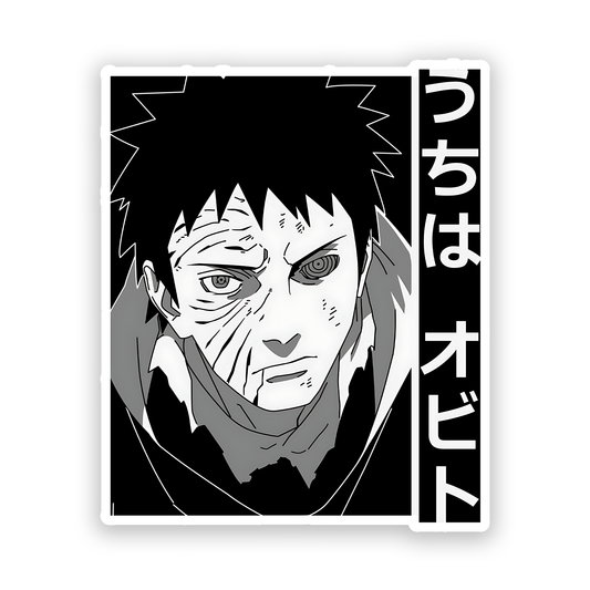 Obito Uchiha sticker from the anime series Naruto