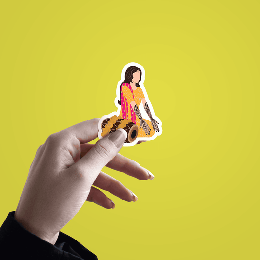 Haldi ceremony v2 sticker - sticckiz.com