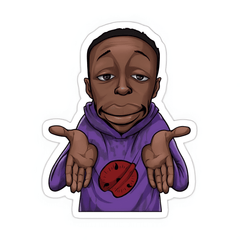 Khaby Lame Funny meme Sticker - sticckiz.com