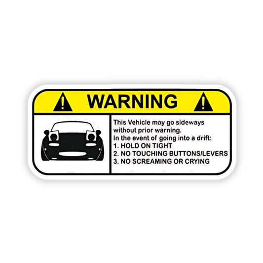Warning! This vehicle may go sideways bumper Sticker - sticckiz.com