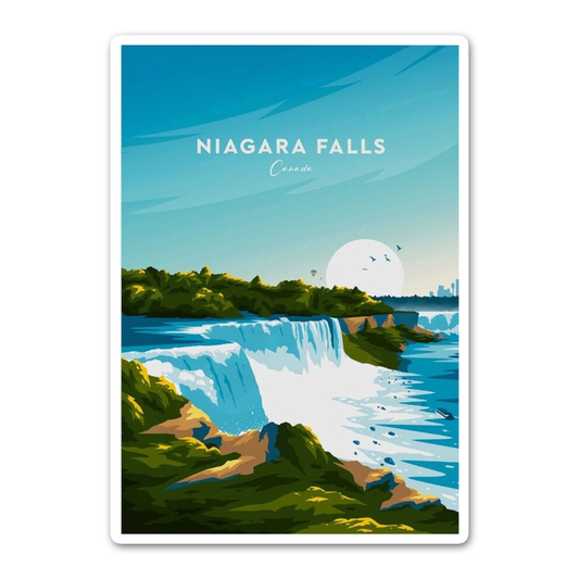 Niagra Falls Card Sticker