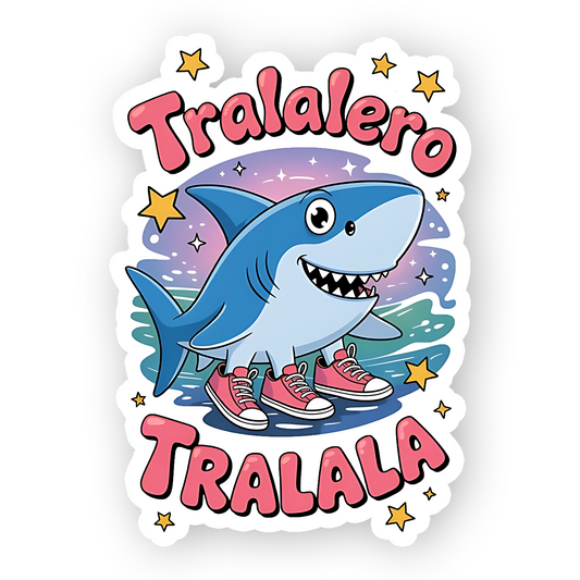 Tralalero Tralala Sticker cartoon)