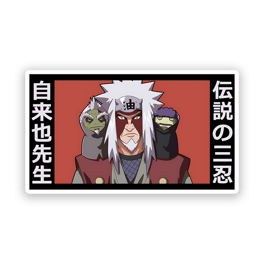 Jiraiya from the anime series Naruto Sticker